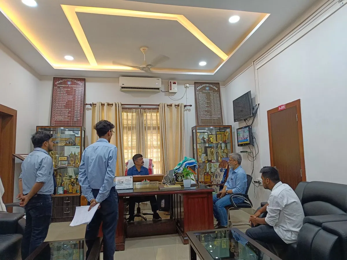 Pragjyotish College Teams with Rock Climbing Association for 'Adventure Club'  