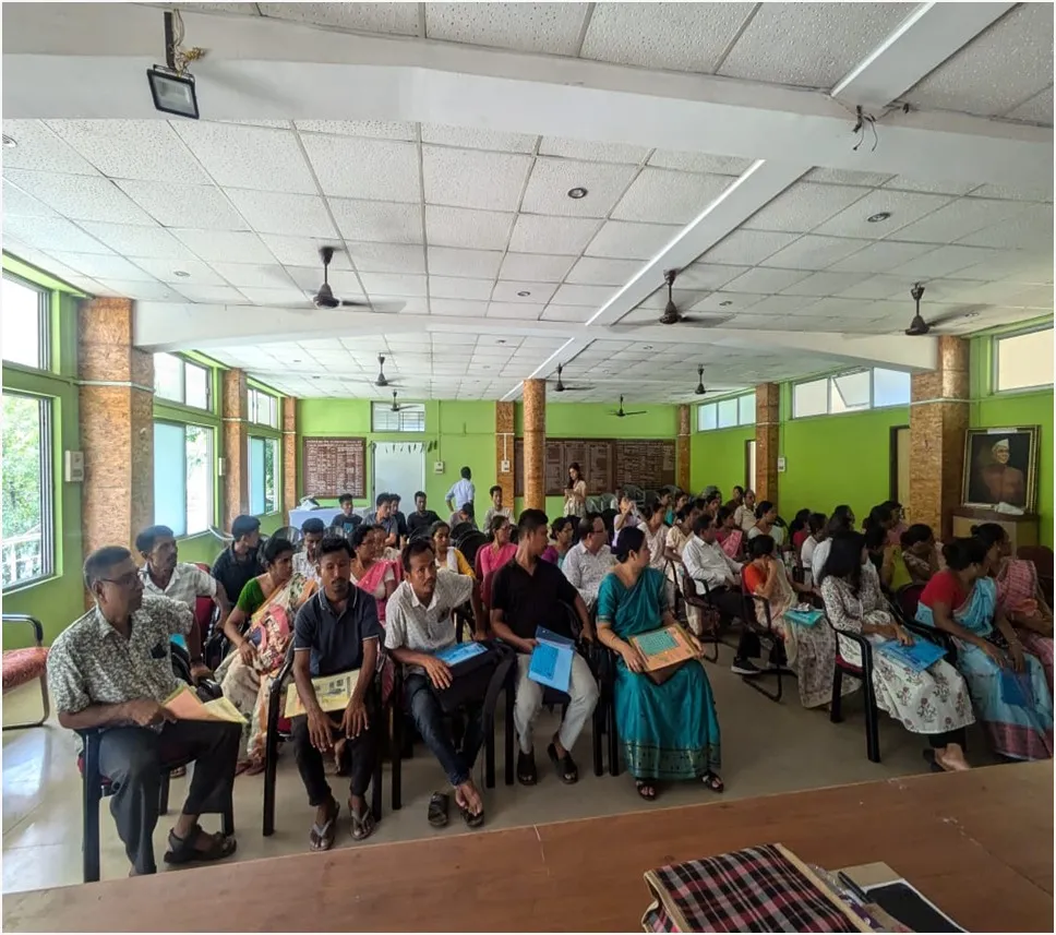 Participants from five villages in Jorhat took active part in the training programme on tobacco control.  