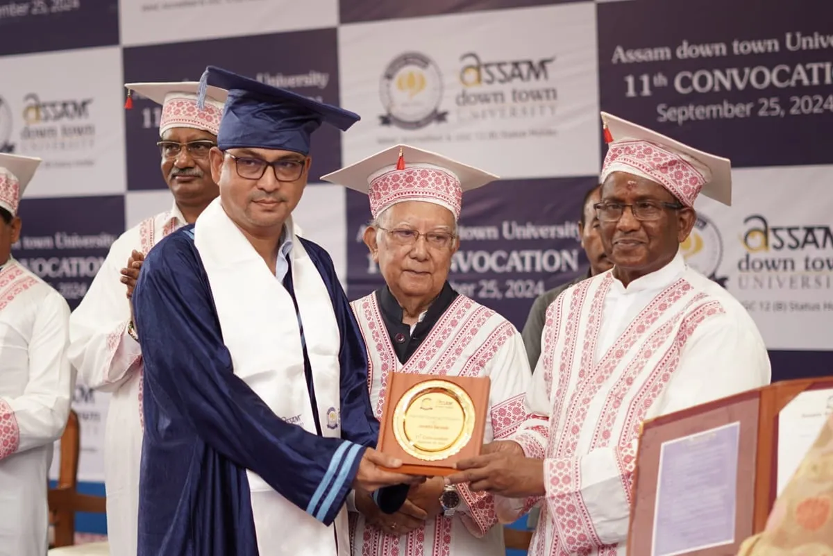 Assam down town University Hosts 11th Convocation Ceremony  