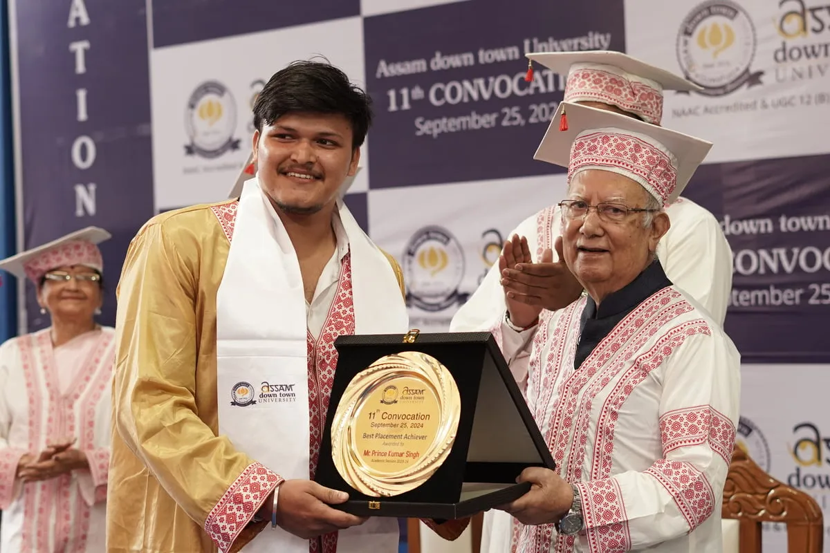 Assam down town University Hosts 11th Convocation Ceremony  