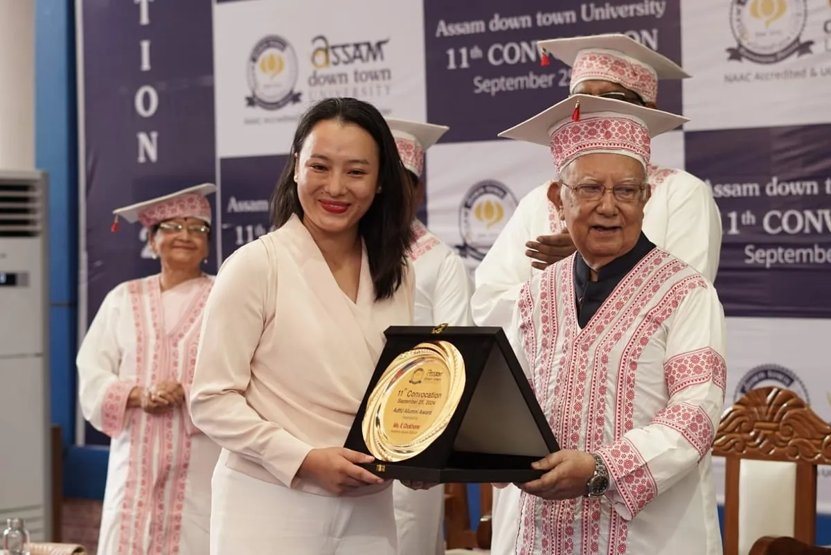 Assam down town University Hosts 11th Convocation Ceremony  