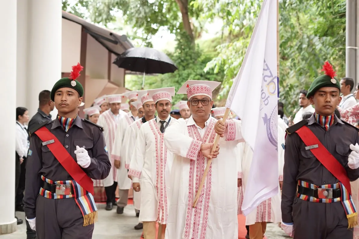 Assam down town University Hosts 11th Convocation Ceremony  
