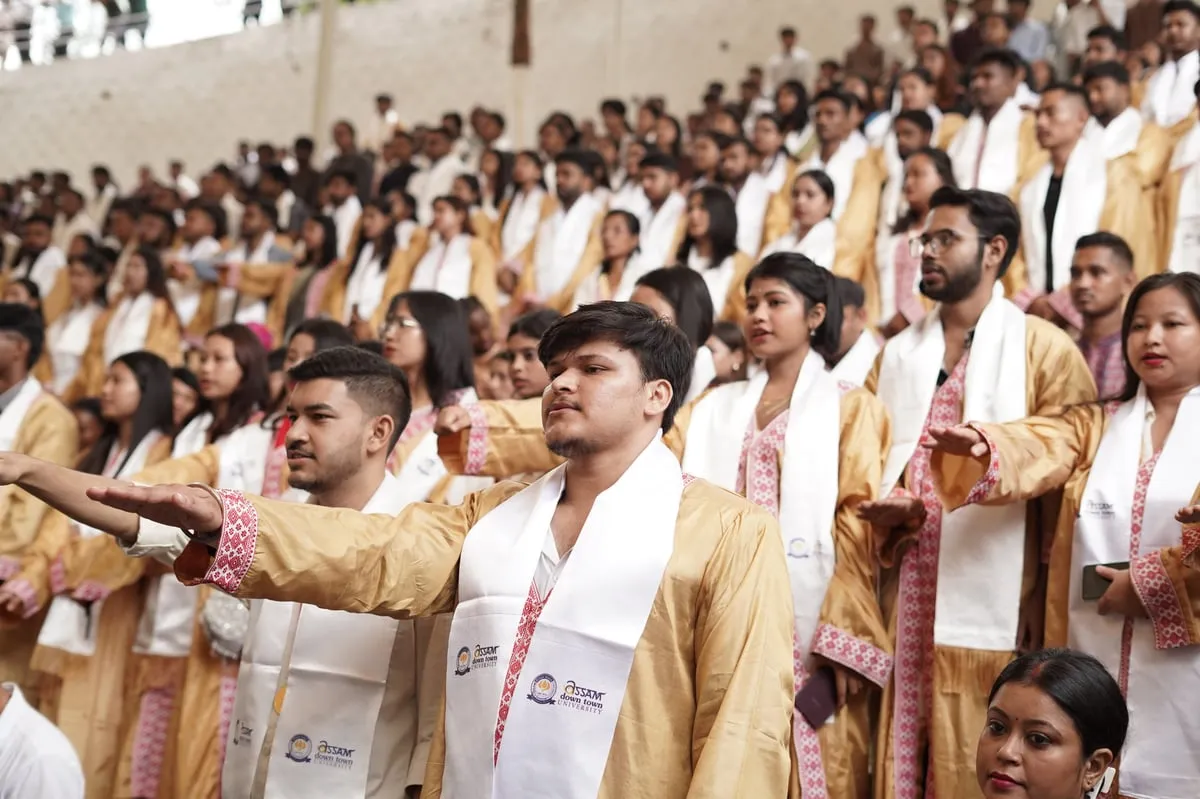 Assam down town University Hosts 11th Convocation Ceremony  