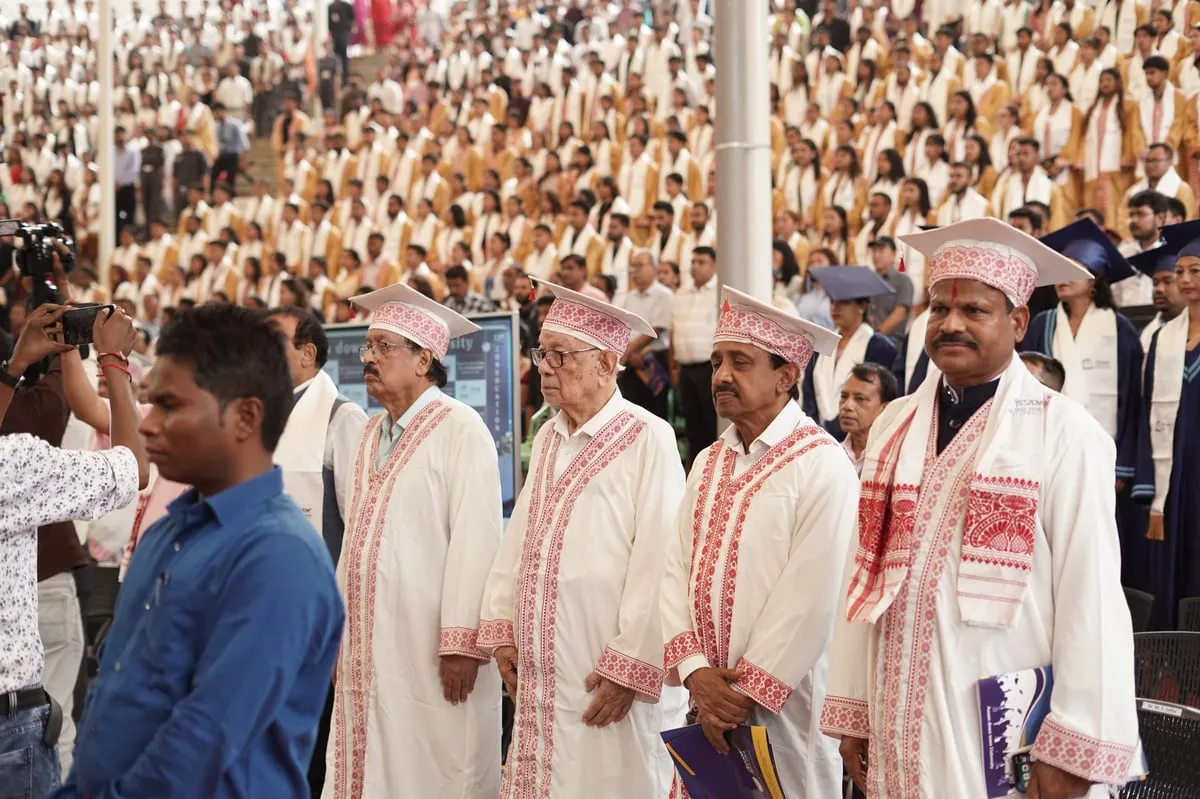Assam down town University Hosts 11th Convocation Ceremony  