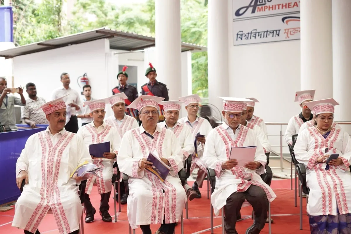 Assam down town University Hosts 11th Convocation Ceremony  