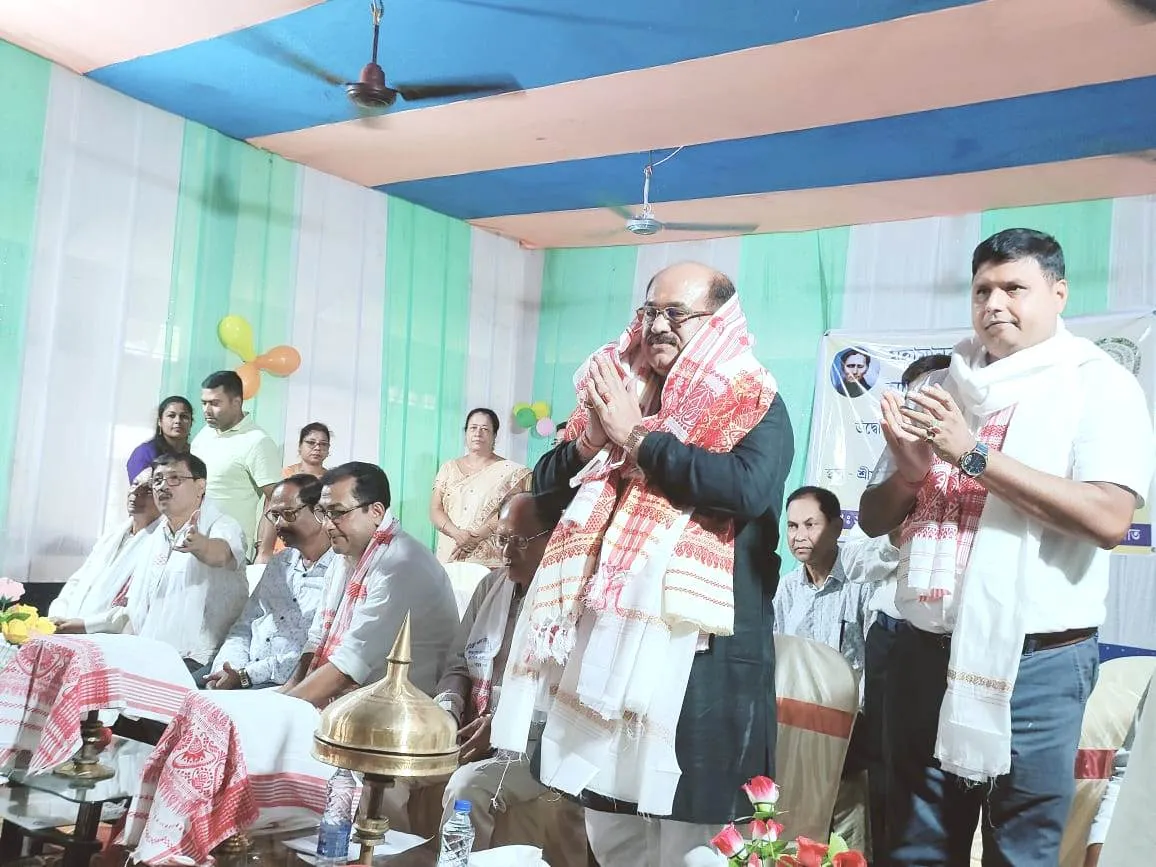 MLA Rupak Sharma commended Jayanta Baruah for introducing the 15th revised edition of Hemkosh and the Braille version of Assamese grammar.   