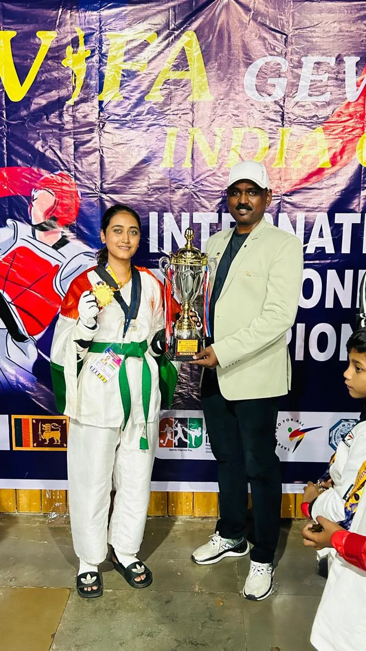 Violina Das Shines with Gold at Vifa Gewinn India Open Taekwondo Championship  