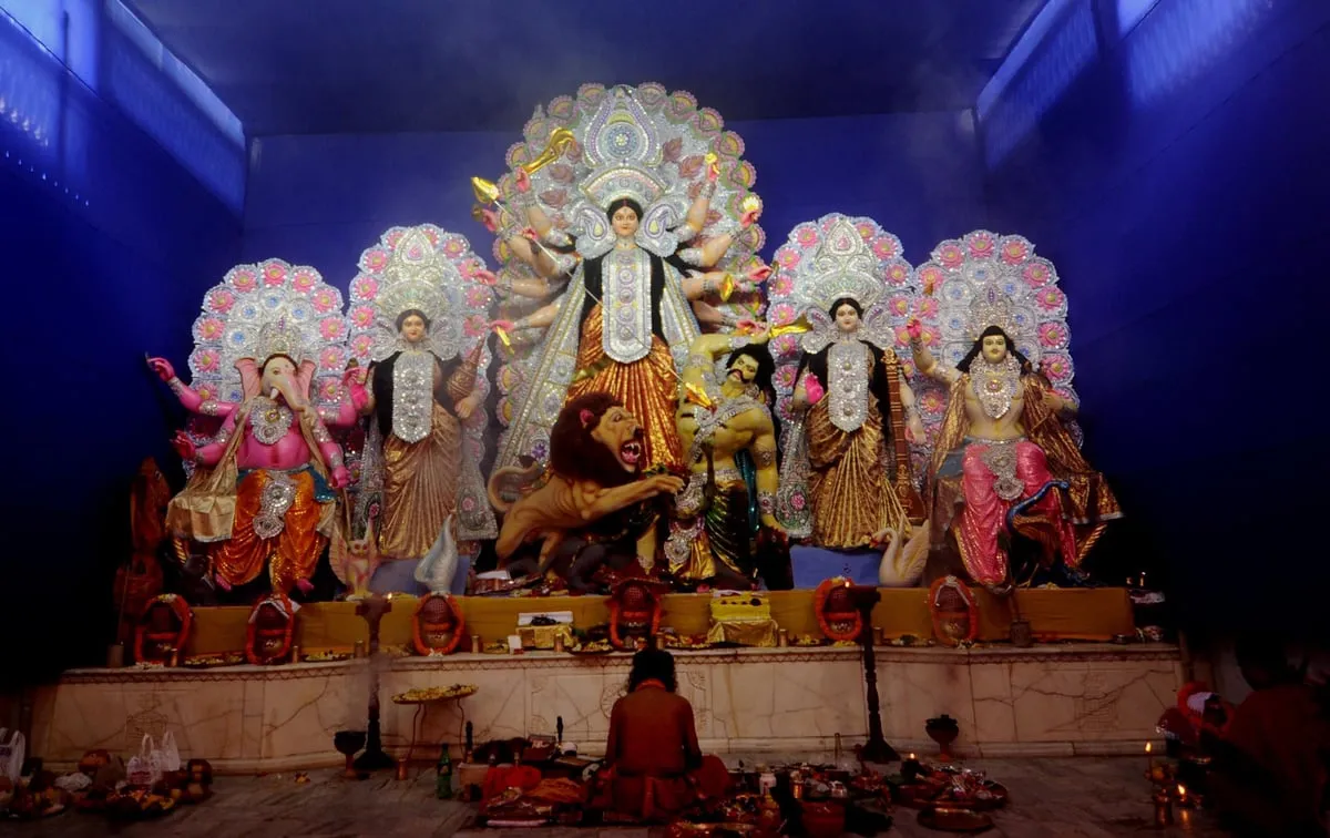 Fancy Bazaar durga puja  