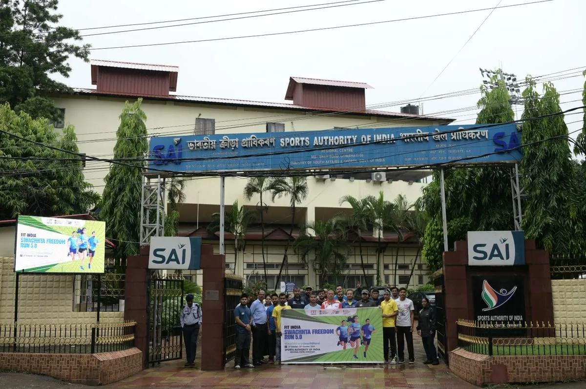 Assam Observes 'Fit India Swachhata Freedom Run 5.0'  