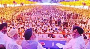 sukhbir badal thanks people for coming to rally 