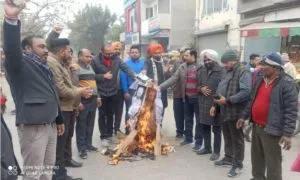 Bathinda and Dhuri Journalists Bhagwant Mann Against Protest