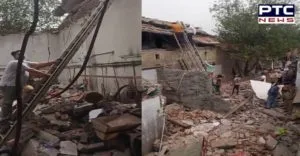 factory roof collapses in Ludhiana , Many workers are feared to be buried under the rubble