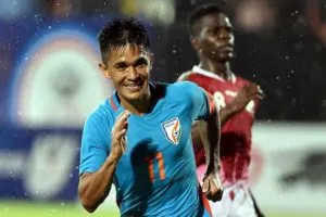 Dazzling in Rain: Chhetri's brace powers India in 100th game