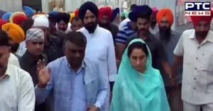 Sukhbir Badal And Harsimrat Kaur Badal Kartarpur Corridor Construction works Reviewed