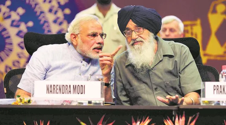 Think of who loves you: Badal Sr, 91, bats for PM Modi | Elections News,The Indian Express