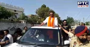 BJP candidate Sunny Deol Qadian constituency Road show