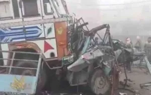 Road Accident due to dense fog on Khanna-National Highway