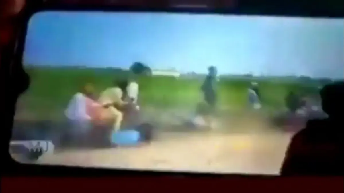 Congress shares video showing Jeep running over farmers in UP's Lakhimpur Kheri - India News