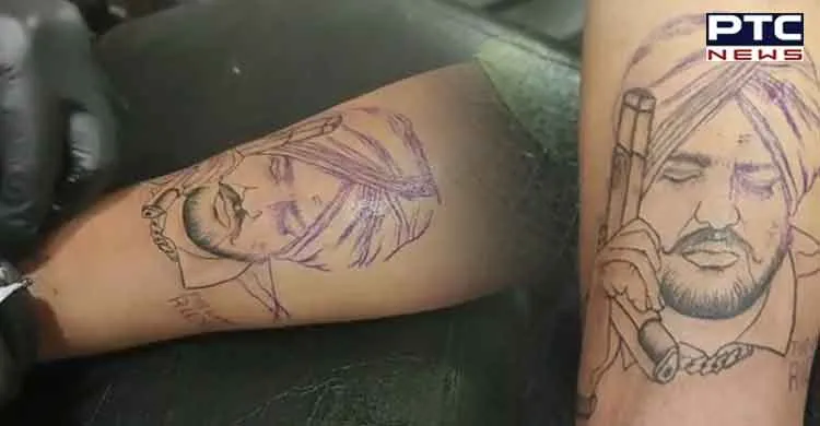 Sidhu Moose Wala Tattoo With Pen | Sidhumoosewala tattoo - YouTube