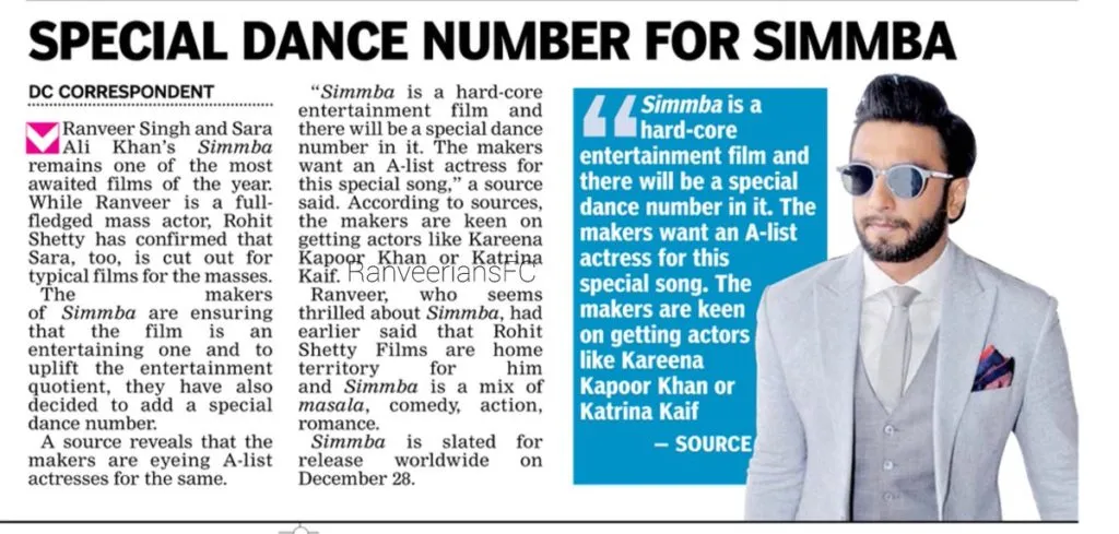 'Simmba' my home territory: Ranveer Singh 