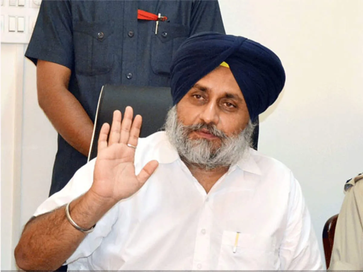 SAD dharna at Gidderbaha: Shiromani Akali Dal (SAD) President Sukhbir Singh Badal warned not to indulge electoral malpractice. municipal elections in Punjab.