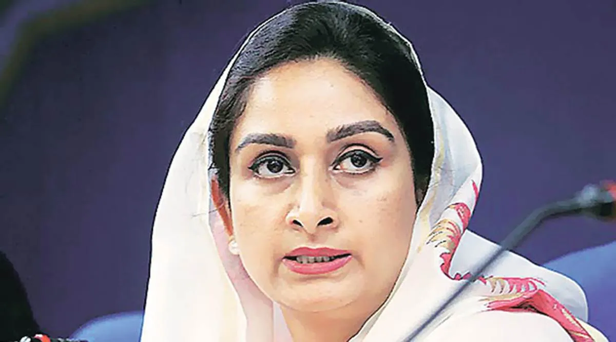 Harsimrat Kaur Badal resigns