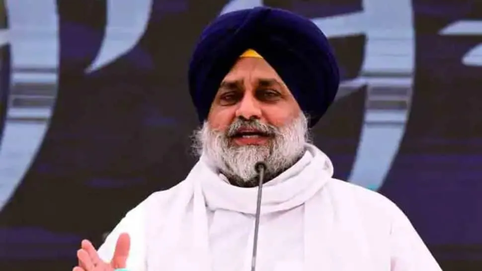 Sukhbir Singh Badal slams Punjab CM over power cuts, announces protest | India News | Zee News