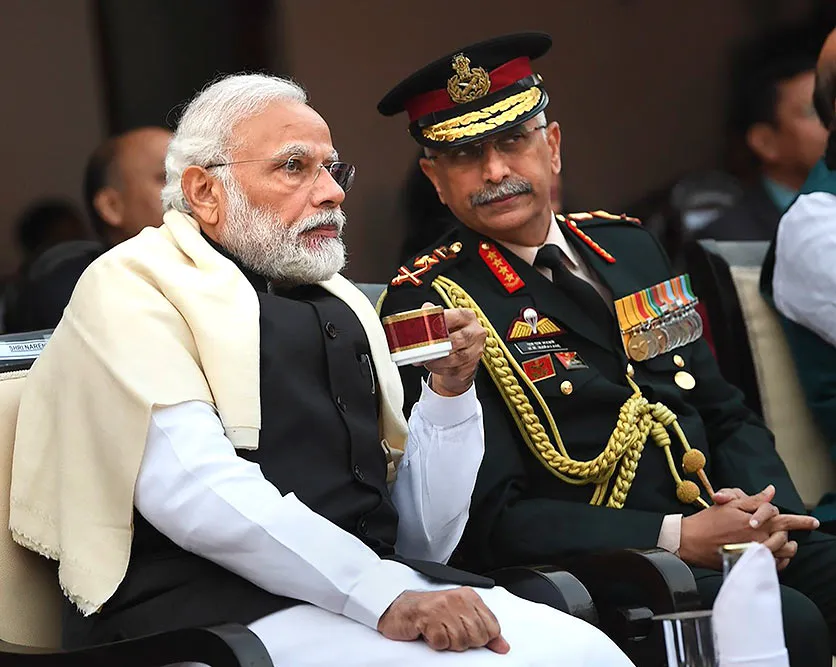 Amid second wave of coronavirus in India, Army Chief General Manoj Mukund Naravane called on Prime Minister Narendra Modi on Thursday.