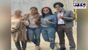 #DelhiAssemblyElection: Taapsee Pannu Cast Her Vote With Family In Delhi