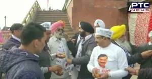 Delhi Elections AAP victory celebrates in Punjab AAP workers