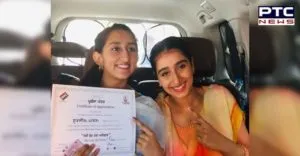 Sukhbir Badal daughter Gurkirat Kaur And Gurleen Kaur Badal Vote