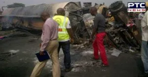 Nigeria petrol tanker blast , 45 killed, more 100 injured