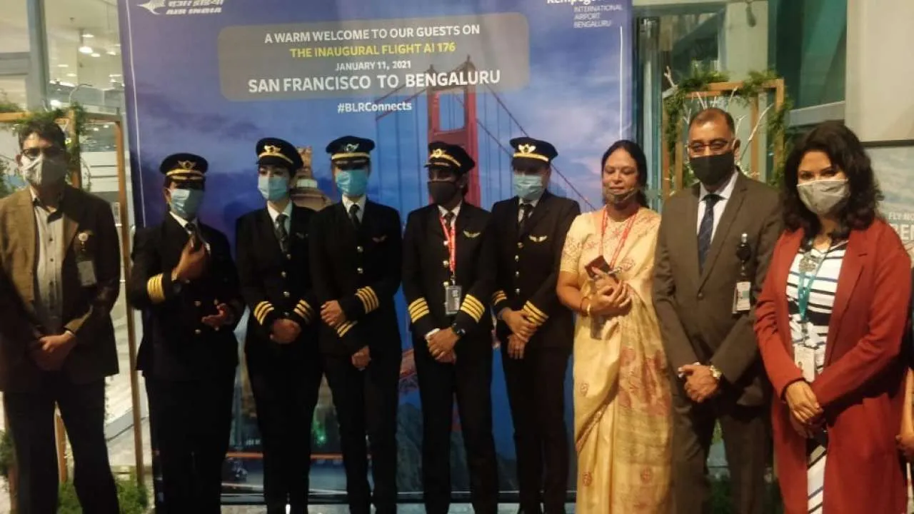 Four Air-India women pilots fly over north pole on world's longest flight route, script history