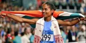 Hima Das won the fourth gold medal in 15 days