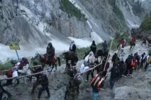 5 killed in landslide on Amarnath Yatra route, Three injured