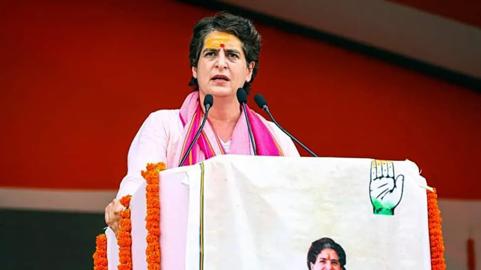 Only two types of people are safe in this country…': Priyanka Gandhi's barb at 'Kisan Nyay' rally | India News | Zee News