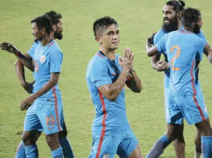 Dazzling in Rain: Chhetri's brace powers India in 100th game