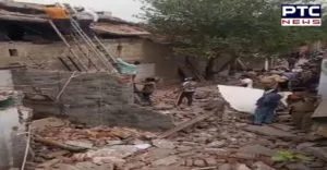 factory roof collapses in Ludhiana , Many workers are feared to be buried under the rubble