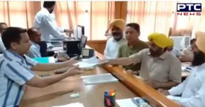 Bhagwant Mann And Simranjit Singh Mann files nomination from Sangrur