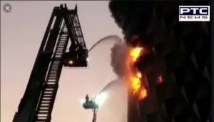 Gujarat : 10-storey textile market Fire in Surat