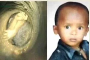 2-yr-old child falls into 25-feet deep borewell In Tamil Nadu