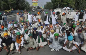 farmers protest