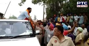 BJP candidate Sunny Deol road show during women Statement