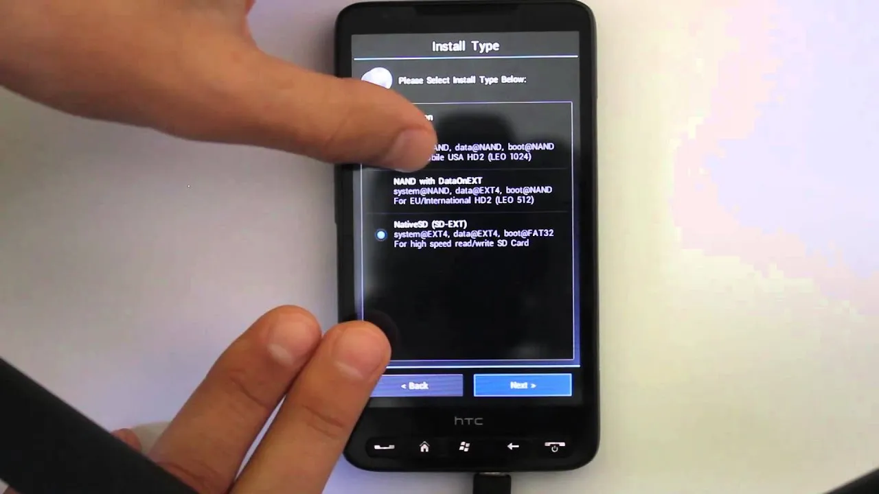 Instalowanie Andoida 2.3.7 How installation Android 2.3.7 on HTC HD2 LEO Jak zainstalować? NexusHD2 - YouTube