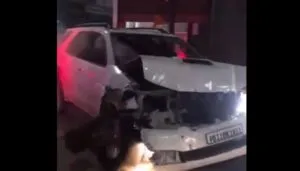 Patiala Uncontrollable Fortuner Car On Road Disadvantages