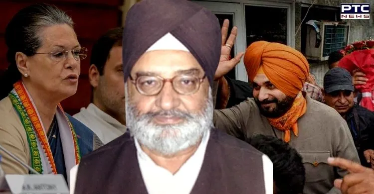 Punjab: Cheema takes up media utterances of Navjot Singh Sidhu's advisors strongly with Sonia Gandhi