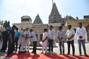 Prime Minister Narendra Modi inaugurates Gujarat bridge