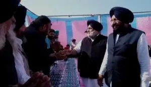 SAD President Sukhbir Singh Badal hold workers meet in Guruharsai