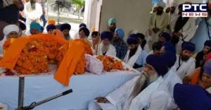 Damdami Taksal Giani Harnam Singh Khalsa Mother Kiratpur Sahib scattering of ashes