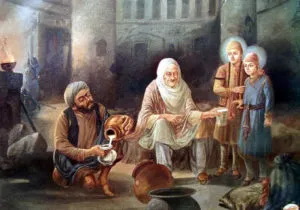 ਸਿੱਖ ਇਤਿਹਾਸ:ਮਾਤਾ ਗੁਜਰੀ ਅਤੇ ਨਿੱਕੇ ਸਾਹਿਬਜ਼ਾਦੇ ਜ਼ੋਰਾਵਰ ਸਿੰਘ ਤੇ ਫ਼ਤਹਿ ਸਿੰਘ ਸਹੇੜੀ ਵਿੱਚ ਗ੍ਰਿਫ਼ਤਾਰ ਕੀਤੇ ਗਏ ਸਨ